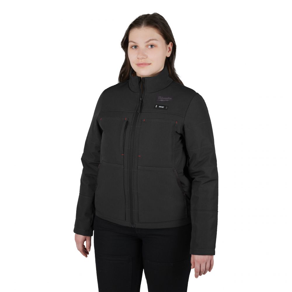 12 V Akku-Heiz-Steppjacke Damen schwarz, ohne Akku u. Ladegerät 